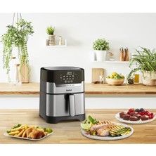 Özbience Geniş 4.2 L Kapasiteli 2’si Bir Arada Easyfry Grill Otomatik Programlı