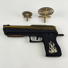 Özbience Eğlenceli Ahşap Atış Oyunu Seti, Çocuklar ve Yetişkinler Için