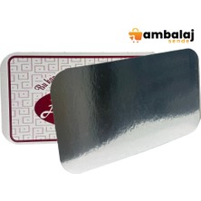 AmbalajSende 500 Gram Alüminyum Kase Kapağı - 100 Adet