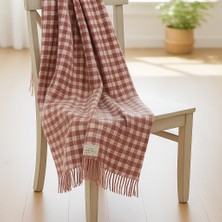 Merinos Cozy Life Püsküllü Skoç Tv Battaniyesi Maria Pembe 130 x 170