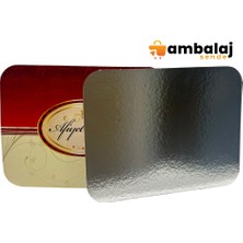 AmbalajSende 1500 Gram Alüminyum Kase Kapağı -100 Adet