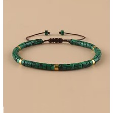 Alnis Atelier Malakit Doğal Taş Bileklik