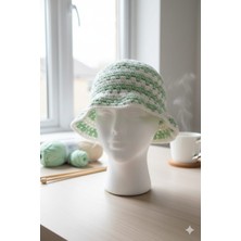 Linas Collection El Yapımı Motif Detaylı Çocuk Şapka 3-6yaş