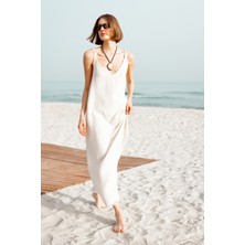 İkikız  Crinkle Ip Askılı Elbise