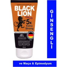 Natural Creams Black Lion Ginsengli Erkeklere Şekillendirici,katılık Verici, Uzun Deneyim Kremi 50ML x 1 Adet