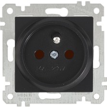 Mutlusan RİTA SİYAH UPS (FRANSIZ) PRİZ (MKZ)