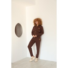 Modal Kumaş Kolej Montlu Çıtçıtlı Ikili Takım 4003