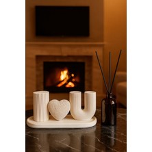 Szn Home Design Dekoratif I Love You Sunumluk Fresh Lavanta Oda Kokusu