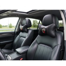 Oto Boyun Yastığı, Araba Yastığı, Koltuk Yastığı 2'li Karakter Işlemeli