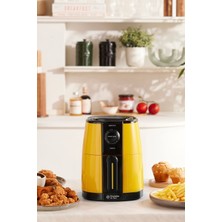 Özbience Kompakt Sarı Hava Fryer, 60 Dakika Zaman Ayar, 2 Kişilik