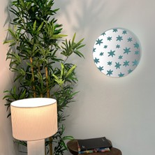 Ortakçı Design Echo Deco Yıldız Desen Baskılı Dekoratif Ayna