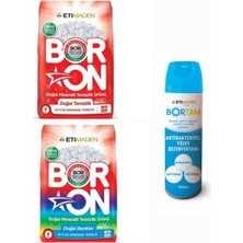 AQUABOR Doğal Toz Çamaşır Deterjanı Renkliler ve Beyazlar Için 52 Yıkama 8 Kg+ 1 Adet Bortam Dezenfektan