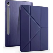 CPT83 Samsung Galaxy Tab S10 Fe Plus 13.1 Kalemlikli Mars Tablet Kılıfı - Lacivert