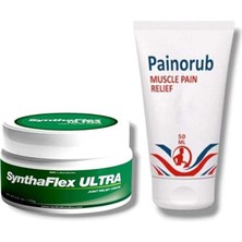 Natural Creams Painorub Synthaflex Ultra Kas Eklem Bel Boyun ve Kremi 100 ml + Muscle Painn-Relief Cream 50 ml