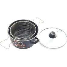 Özbience Cam Kapaklı Kızartma Tenceresi ve Fritöz, Pratik ve Dayanıklı Tasarım