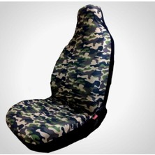 Askeri Kamuflaj Desenli Likralı Servis Kılıfı