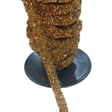 Nuvigo Silikonlu Yapıştırma Taş 1 cm Gold 10 Metre