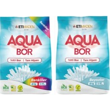 Aquabor Renkli ve Beyazlar Için 6*2 12 kg 80 Yıkama