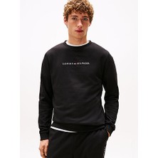 Tommy Hilfiger Erkek Siyah Sweatshirt