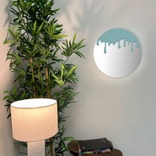 Ortakçı Design Echo Deco Akan Boya Desen Baskılı Dekoratif Ayna