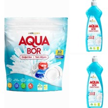 Boron Doğal Mineralli Bulaşık Tableti 30 Adet Kapsül+2 Adet Bulaşık Elde Yıkama Deterjanı