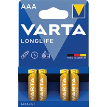 Varta Longlife 4'lü Ince Alkalin Pil