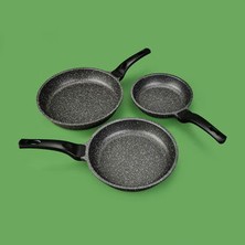 Matmel Kitchen Nirvana 3 Parça Tava Seti - Antrasit- 20 + 24 + 28 cm