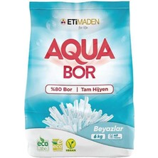 AQUABOR Aqua Bor 6 kg Beyazlar Için 40 Yıkama %80 BOR/%100 Hijyen