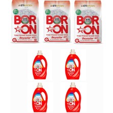 AQUABOR Doğal Çamaşır Deterjanı Renkli ve Beyazlar Için 182 Yıkama Toz ve Sıvı Form