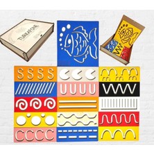 Eğitici Ahşap Montessori Oyun ve Öğrenme Seti, Çocuklar Için Keyifli Deneyim