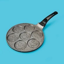 Matmel Kitchen Nirvana Emojili Pankek Tavası - Gri -26 cm