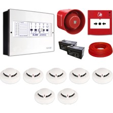 Mavigard Maxlogic 7’li Konvansiyonel Yangın Alarm Seti 100 Metre Kablo Dahil