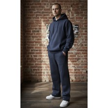 Black Steel Kapşonlu Oversize Eşofman Takımı