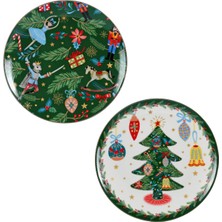 LuckyArt Lucky Art Jollina Bone 20CM 2 Li Tabak Seti