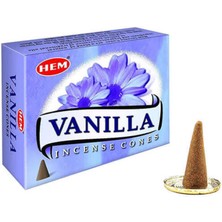 Lorvento Vanilla Konik Tütsü Seti (120 Adet) – Metal Altlıklı, Tatlı Vanilya Kokusu