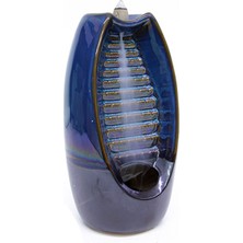 Lorvento Çift Taraflı Şelale Seramik Backflow Tütsülük – Geri Akışlı Şelale Aromaterapi Buhurdanlık