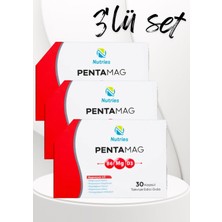 Nuvigo Pentamag Magnezyum Takviyesi 30 Kapsül – 3’lü Ekonomik Set