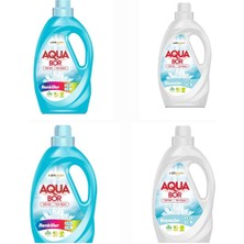 Aquabor Beyazlar ve Renkliler Için Sıvı Deterjan 33*4 Yıkama
