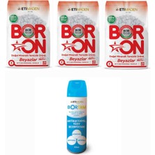 AQUABOR Doğal Çamaşır Deterjanı Beyazlar Için 78 Yıkama 12 kg + Bortam Dezenfektan