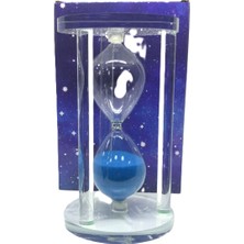 Lebron Akrilik Cam Kum Saati 15 Dakika Mavi