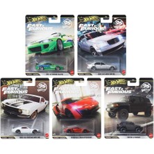 Hot Wheels Premium Fast & Furious 25. Yıl Seti 2026 Diecast 5’li Koleksiyon Araba