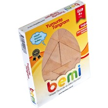 Doğal Ahşap Yumurta Tangram Eğitim Oyunu Çocuklar Için