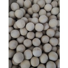 30 Adet Ahşap Misket Seti, Renkli ve Eğlenceli Oyun Malzemesi