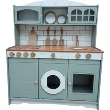 Renkli ve Eğitici Ahşap Mutfak Oyuncak Seti, Çocuklar Için Eğlenceli Keşif