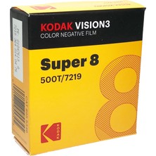 Kodak Super 8 Renkli Negatif Vısıon3 500T 7219/50 Film