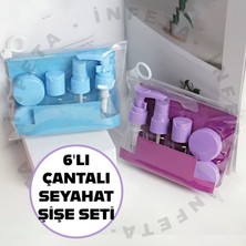 İnfeta 6 Parça Seyahat Şişe Seti Çok Amaçlı Doldurulabilir Boş Şişe Seti