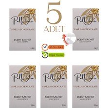 PellDio 5'li Vanilla Ayakkabılık Dolap ve Çekmece Parfümlü Kese Kokusu Oda Koku Kesesi