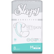 Sleepy Sensitive Belbantlı Yetişkin Hasta Bezi Medium 8'li 4 Adet