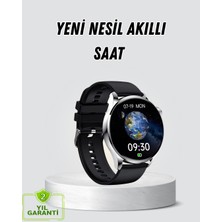 Magne Akıllı Saat Gps Nabız Uyku Takibi Sesli Arama Titreşim Bildirimli - TGR9388-8643