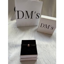 DMs Silver Red Minicik Kalpler Gümüş Charm'ı